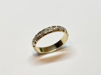 Alliance or blanc et jaune 750 