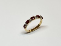 Alliance Rubis & Diamants, or 750