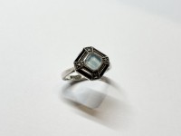 Bague Agate, arg 925