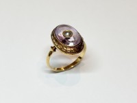 Bague Améthyste, or 750