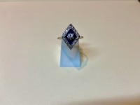 Bague ancienne or 750 