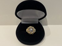 Bague ancienne or 750