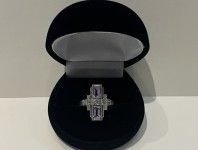 Bague argent 925 améthyste