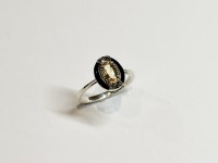 Bague argent 925 citrine