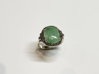 Bague argent 925 jade