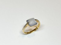 Bague Calcedoine, or 750