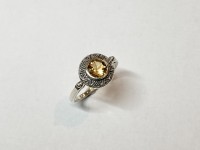Bague citrine arg 925