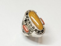 Bague Corail, arg 925