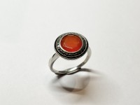 Bague Cornaline, arg 925