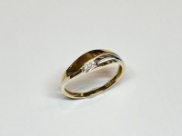 Bague deux ors, Oz, or 750