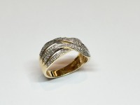 Bague Diamants, or 750