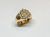 Bague Diamants, or 750