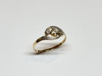 Bague éclats de Diamants, or 750