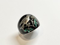 Bague Email, arg 925