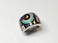 Bague Email, arg 925