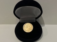 Bague or 750 10 fr napoléon