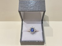 Bague pompadour or 750 