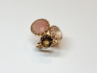 Bague Quartz, or 750