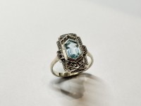 Bague Topaze, arg 925