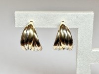 B.O Demi créole, strié, or 750