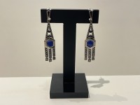 Boucles d'oreilles argent 925 lapis