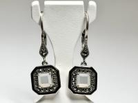 Boucles d'oreilles argent 925 nacres