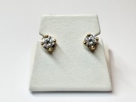 Boucles d'oreilles Diamants, or 750