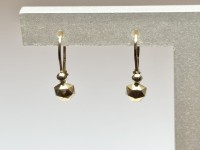Boucles d'oreilles dormeuses or 750 