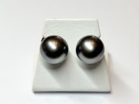 Boucles d'oreilles perles de Tahiti or 750 