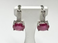 Boucles d'oreilles Rubis & oz, arg 925
