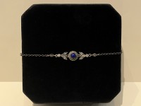 Bracelet argent 925 & lapis