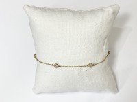 Bracelet fleurs, Oz, or 750