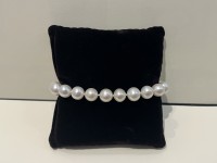 Bracelet perles or 750