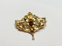 Broche or 750 