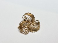 Broche Perles, or 750