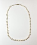 Collier chute de 63 Perles & fermoir or jaune 750
