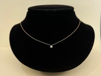 Collier or 750 & diamant