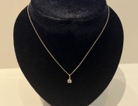 Collier or 750 diamant