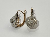 Dormeuses diamants, or 750, REF 260187