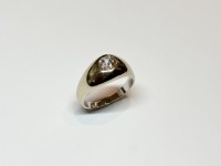 Jonc anglais Diamants, or 750