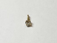 Pendentif Diamants 0,40 cts, or jaune 750