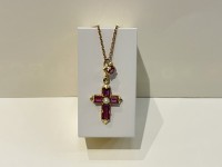 Pendentif or 750 améthyste