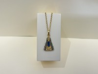 Pendentif or jaune 750 & saphir 