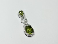 Pendentif Peridot, arg 925