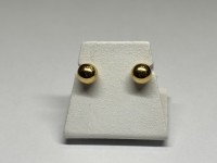 Puces d'oreilles boule, or 750, REF 260182