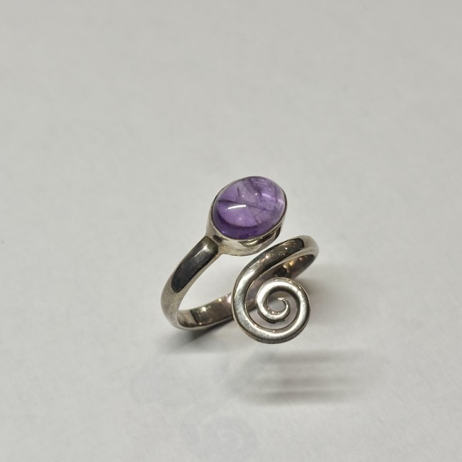 Bague Amethyste, arg 925