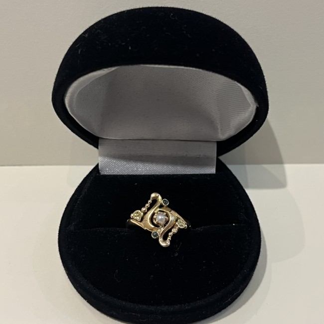 Bague ancienne en or 750 