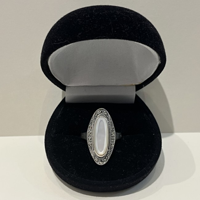 Bague argent 925 & nacre