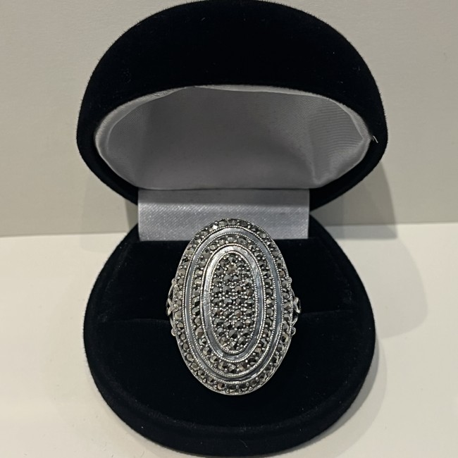 Bague argent 925 marcassites