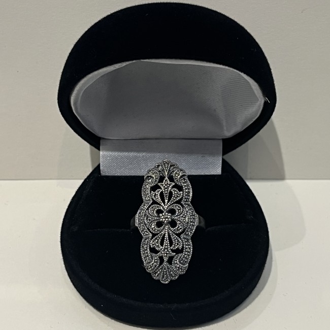 Bague argent 925 marcassites
